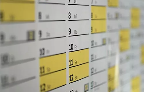 Holiday Calendar