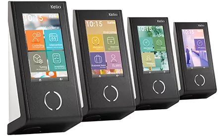 Customise the Kelio Visio clocking terminal in the colours of your organisation