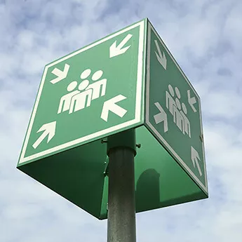 Ensure everyone is accounted for during a fire evacuation