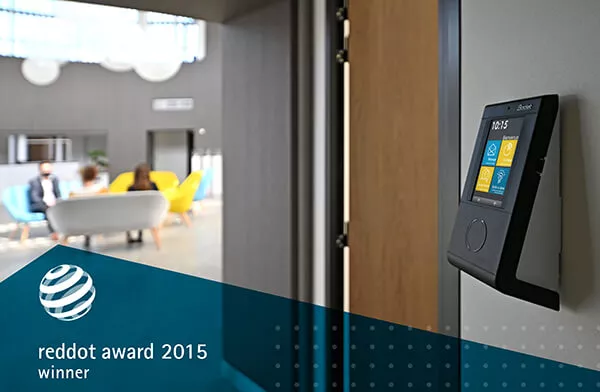 Modernise the image of your organisation with the Kelio Visio clocking terminal, made in France