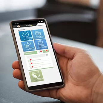 Manage working times, with Kelio